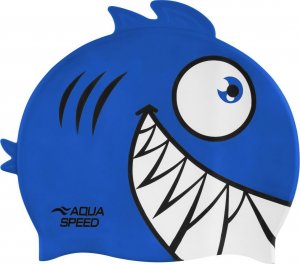 Aqua-Speed Czepek Pływacki Aqua Speed Zoo Pirania Blue 1