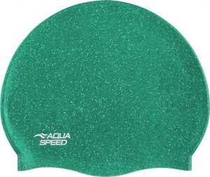 Aqua-Speed Czepek pływacki Aqua Speed Reco Dark Green 1