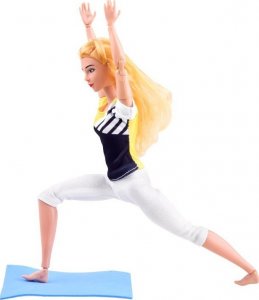 Jokomisiada Lalka gimnastyczka ćwiczy joga fitness 30cm ZA4460 2
