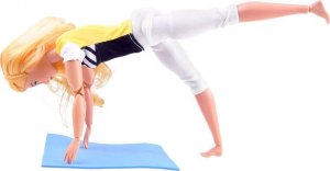 Jokomisiada Lalka gimnastyczka ćwiczy joga fitness 30cm ZA4460 5