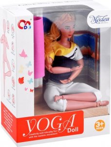 Jokomisiada Lalka gimnastyczka ćwiczy joga fitness 30cm ZA4460 8