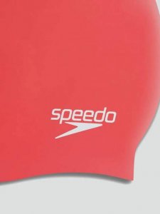 Speedo Czepek Pływacki Speedo Plain Moulded Red 3