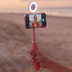 ShiftCam SnapGrip Creator Kit - 4w1 uchwyt do telefonu + statyw + lampa + powerbank czarna 8