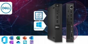 Komputer Dell Optiplex 3020m Tiny Intel Core i3 8GB DDR3 256GB SSD Windows 10 Pro 9