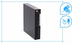 Komputer Dell Optiplex 3040 Tiny Intel Core i3 8GB DDR3 256GB SSD Windows 10 Pro 4