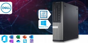 Komputer Dell Optiplex 790 Desktop Intel Core i3 4GB DDR3 500GB HDD DVD Windows 10 Pro 9