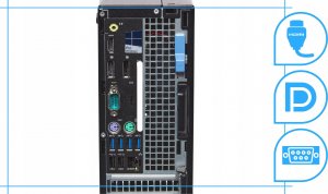 Komputer Dell Optiplex 5040 Sff Intel Core i5 8GB DDR3 512GB SSD DVD Windows 10 Pro 4