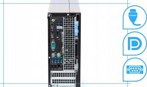 Komputer Dell Optiplex 7050 Sff Intel Core i5 8GB DDR4 512GB SSD DVD Windows 10 Pro 6