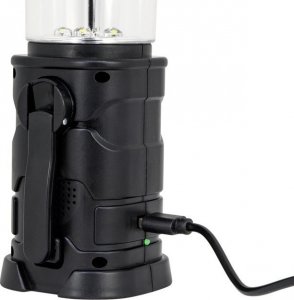 Home Life SOLARNA LAMPA TURYSTYCZNA LED Z DYNAMEM I RADIEM 2w1 3