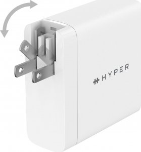 Ładowarka HyperDrive Ładowarka USB-C 140 W PD 3.1 z adapterami Biała 3