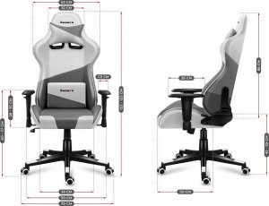 Fotel Huzaro Force 6.2 White Mesh 12