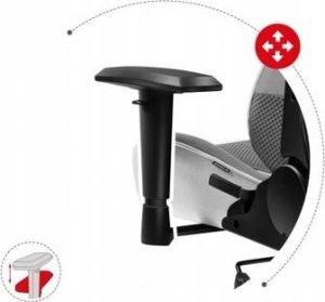 Fotel Huzaro Force 6.2 White Mesh 8