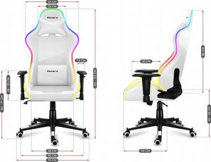 Fotel Huzaro Force 6.2 White RGB 14