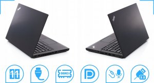 Laptop Lenovo Thinkpad T460 Premium Intel Core i5 8GB DDR3 256GB SSD Windows 11 Pro 14" 4