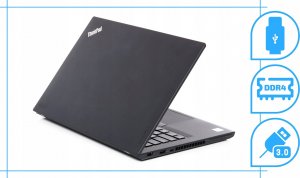 Laptop Lenovo Thinkpad T470 Intel Core i5 16GB DDR4 256GB SSD Windows 10 Pro 14" 5