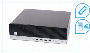 Komputer HP EliteDesk Elitedesk 800 G3 Sff Intel Core i5-6500 16 GB 256 GB SSD Windows 10 Pro 6