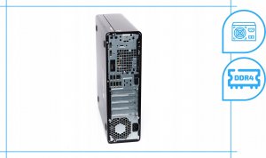 Komputer HP Elitedesk 800 G3 Sff Intel Core i5 16GB DDR4 512GB SSD DVD Windows 10 Pro 5