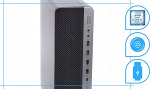 Komputer HP Elitedesk 800 G3 Sff Intel Core i5 8GB DDR4 128GB SSD DVD Windows 10 Pro 3