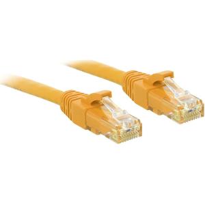 Lindy Patchcord UTP Cat6, 0.5m, żółty (48061) 1