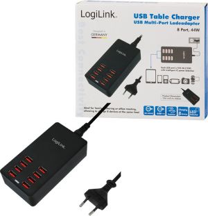 Ładowarka LogiLink PA0140 8x USB-A 2.4 A (PA0140) 7