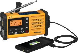 Radio Sangean Sangean MMR-88 DAB+ yellow Emergency/Crank/Solar Radio (MMR-88DAB+) - 297369 1
