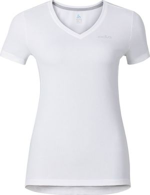 Odlo Koszulka s/s v-neck LIV biała r. S 1