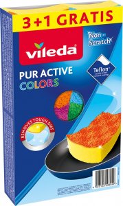 Vileda Zmywak Pur Active Colors 4 szt. 1