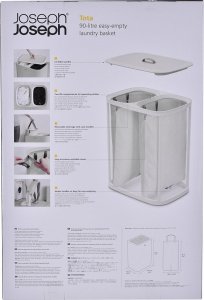 Kosz na pranie Joseph Joseph Podwójny kosz na pranie 60l ecru JOSEPH JOSEPH 11
