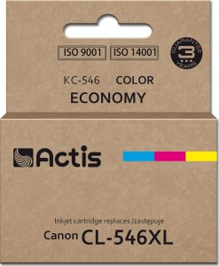 Tusz Actis Tusz Actis KC-546 (zamiennik Canon CL-546XL; Supreme; 15 ml; 180 stron; czerwony, niebieski, żółty). 1