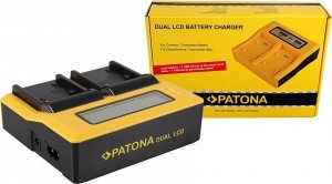 Ładowarka do aparatu Patona Ładowarka Patona DUAL LCD do akumulatorów typu NP-F (8.4V / 12.6V / 16.8V) 1