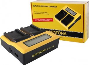 Ładowarka do aparatu Patona Ładowarka Patona DUAL LCD NP-FZ100 składa się z ładowarki 1809 oraz adapterów 2 x 16836 1