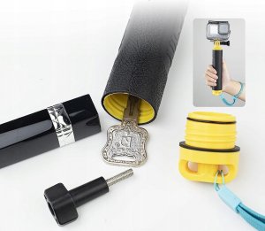 Telesin Uchwyt wypornościowy Telesin do kamer sportowych gumowy (GP-MNP-300-YL) 10