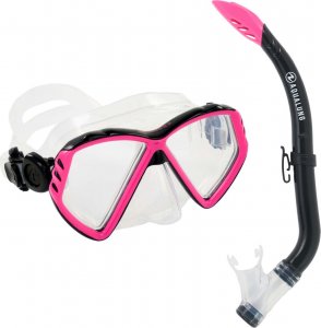 aqua lung sport Zestaw Maska/Rurka Dziecięce Aqua Lung Cub Combo Black/Pink 1