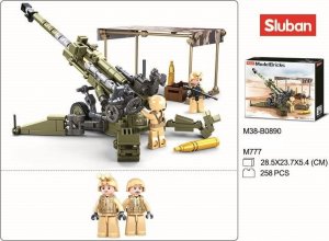 Klocki Działo Armata Haubica M777 Wojsko Obóz 3