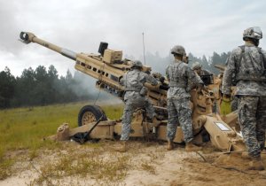 Klocki Działo Armata Haubica M777 Wojsko Obóz 5