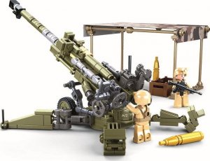Klocki Działo Armata Haubica M777 Wojsko Obóz 7