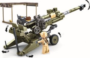 Klocki Działo Armata Haubica M777 Wojsko Obóz 8