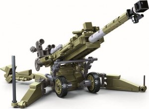 Klocki Działo Armata Haubica M777 Wojsko Obóz 9