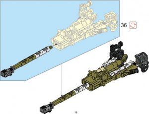 Klocki Działo Armata Haubica M777 Wojsko Obóz 10