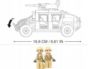 tomdorix Klocki Jeep HAMER Hummer H2 Wojsko Armia komp. LEGO 4