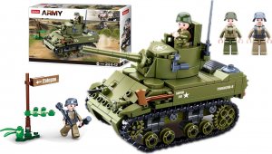 tomdorix Klocki Czołg Amerykański M5A1 Stuart Armia Wojsko komp. LEGO 12