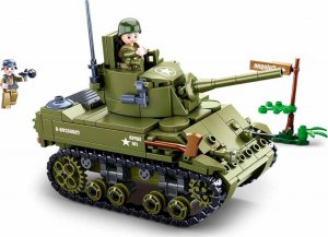 tomdorix Klocki Czołg Amerykański M5A1 Stuart Armia Wojsko komp. LEGO 9