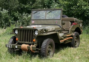 tomdorix Klocki Wojsko JEEP WILLYS MB + Armata 143el komp. LEGO 3