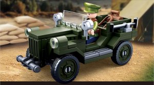 Klocki Wojsko GAZ-67 Gazik Czapajew Auto Terenowe 112 el kom.LEGO 7