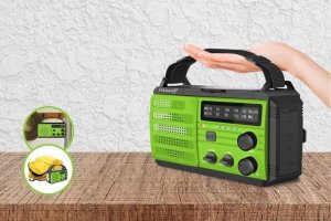 Radio Feegar Feegar OZE 3 Radio FM/AM Solar Powerbank 8000mAh Latarka SOS 9