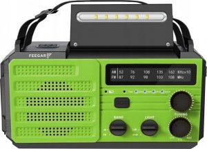 Radio Feegar Feegar OZE 3 Radio FM/AM Solar Powerbank 8000mAh Latarka SOS 10