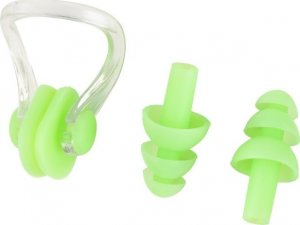 Aqua-Sport ZESTAW KLIPS ZATYCZKI do Uszu, Nos Choinka BOX GREEN 3