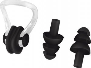 Aqua-Sport ZESTAW KLIPS ZATYCZKI do Uszu, Nos Choinka BOX Black 3
