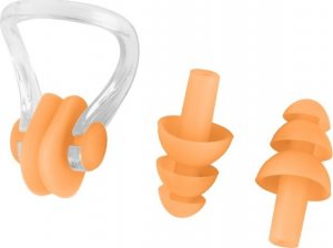 Aqua-Sport ZESTAW KLIPS ZATYCZKI do Uszu, Nos Choinka BOX Orange 3