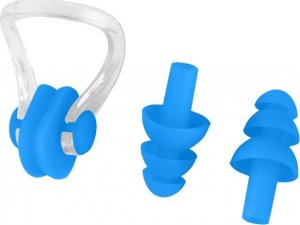 Aqua-Sport ZESTAW KLIPS ZATYCZKI do Uszu, Nos Choinka BOX Blue 3